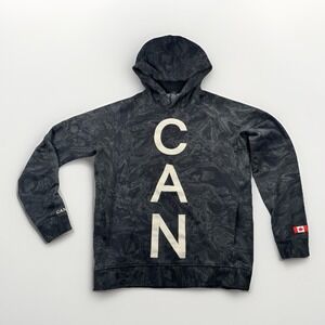 Lululemon Team Canada City Olympics Pullover Hoodie Camo Logo Men's Sz M